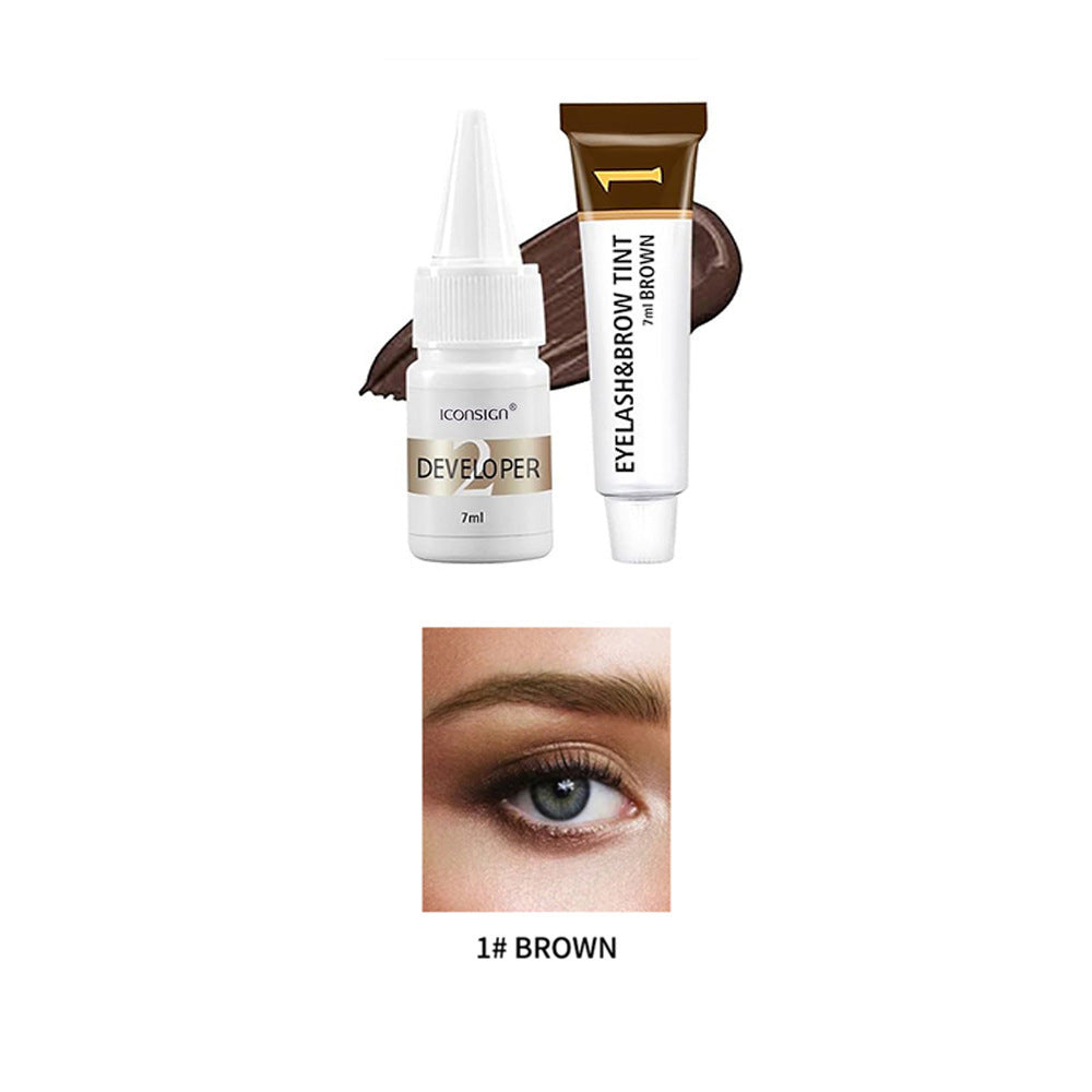 Crème pour sourcils Salon de beauté Accessoires de maquillage pour les yeux teints et imperméables