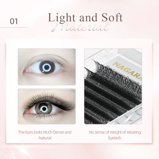 Type Grafting Eyelash Encryption Clover Double Tea False Lashes