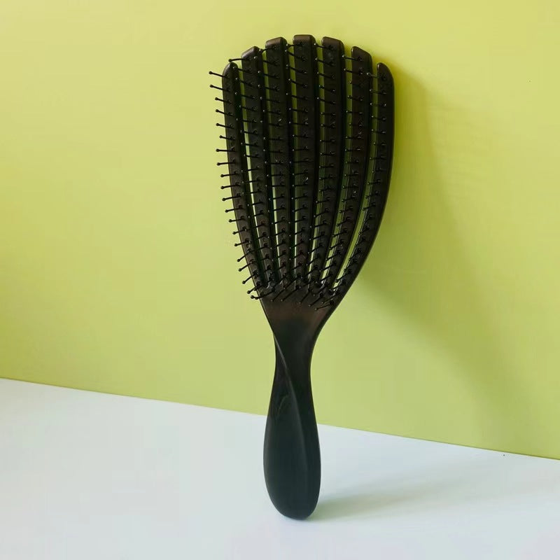 Coquille creuse forme moelleuse coiffure massage méridien pour brosses et peignes à cheveux