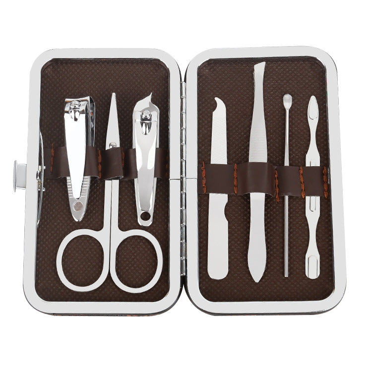 Coffret de ciseaux de beauté et d'outils de manucure imprimables