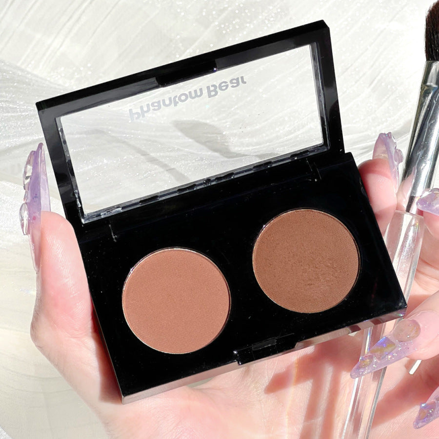 Two-color Shadow Plate Daily Light Earth Color Eyeshadow