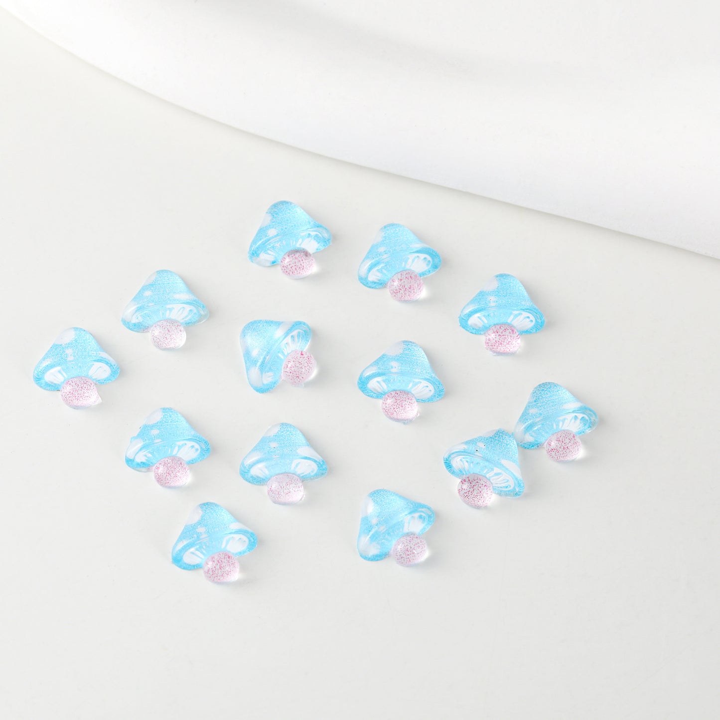 Ornament Cute Resin Icy Small Mushroom Nail Care Nail Art