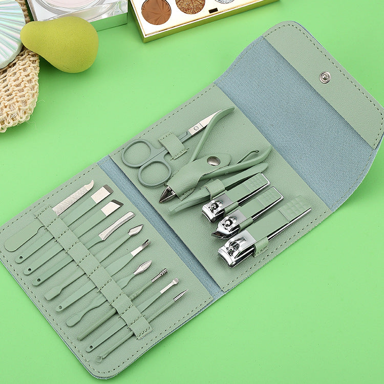 Ensemble d'outils pour les ongles imprimables avec ciseaux et coupe-ongles pliables