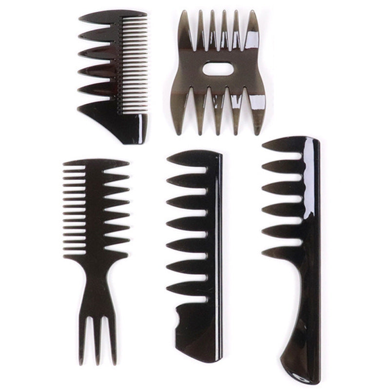 Brosses et peignes à cheveux à dents larges pour hommes, style rétro pour cheveux gras