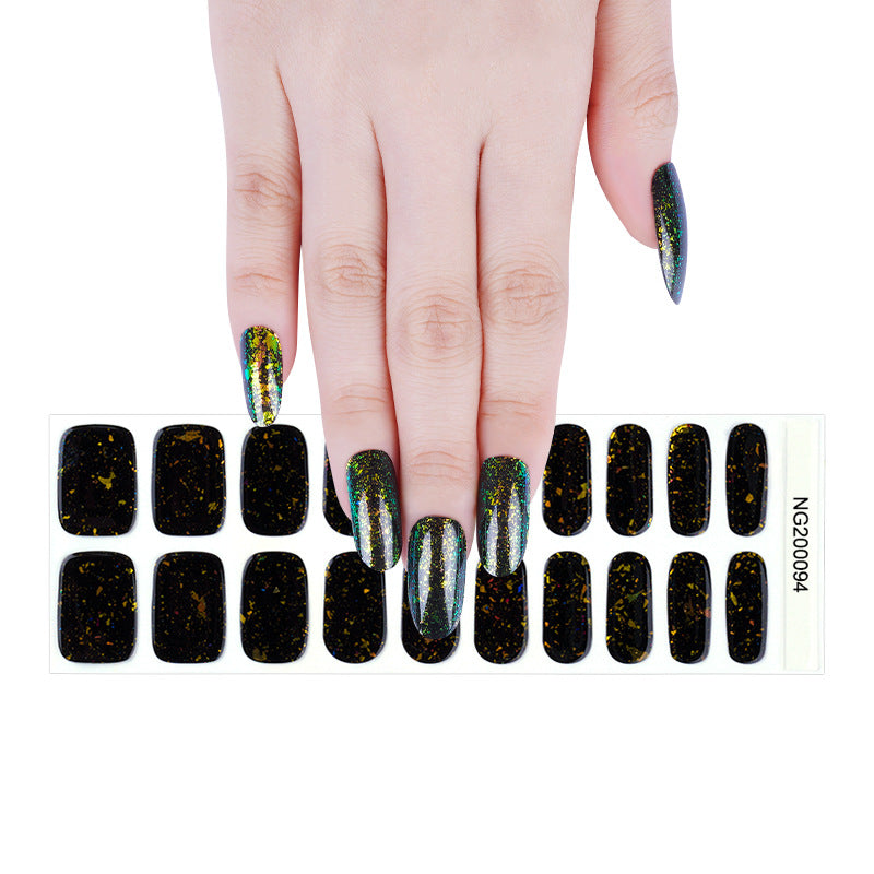 Glamorous Versatile Light Gel Uv Paper Nail Stickers