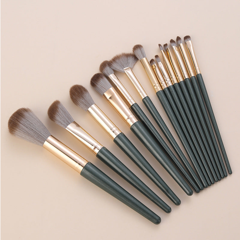 Green Cloud Brush Suit Soft Beauty Makeup Brushes Accessories