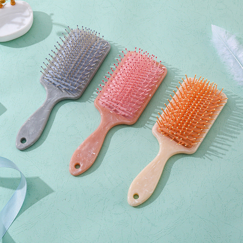 Brosses et peignes de massage pour la tête avec coussin d'air et manche carré