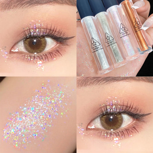 Waterproof Crouching Silkworm Super Sequins Brightening Eyeshadow