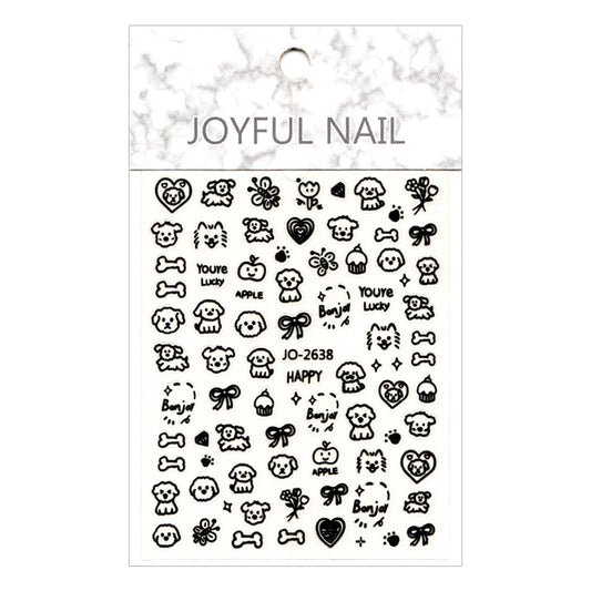 Sweet Cool Iti Cute Jewelry Small Pattern Nail Stickers