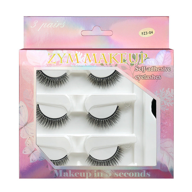 Self-adhesive Eyelashes Multiple Options Novice Adhesive False Lashes