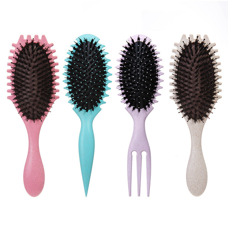 Brosse à shampoing Massage Coiffure Brosses et peignes pour cheveux bouclés creux