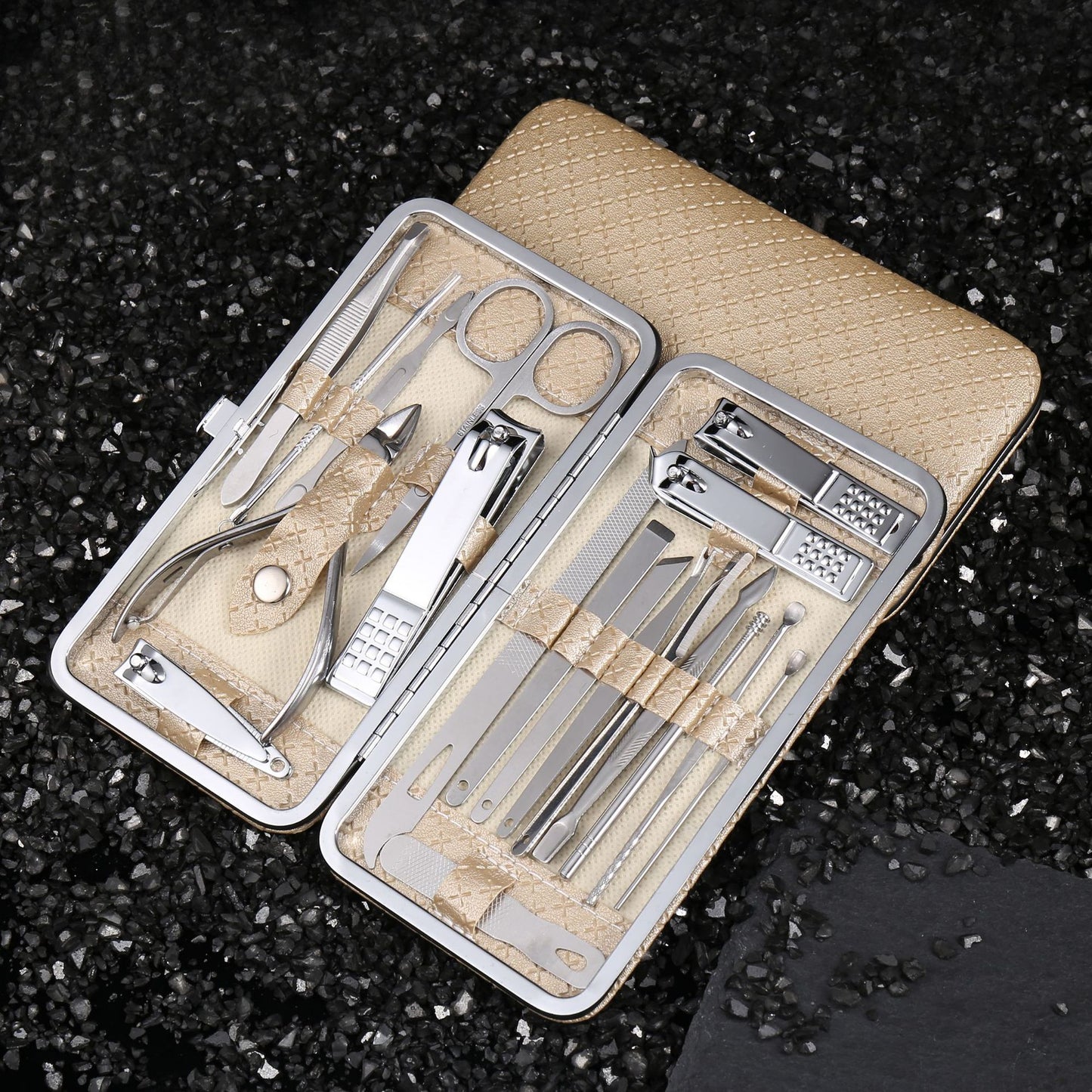 Portable Home Clippers Suit Groove Scissors Nail Tool Set