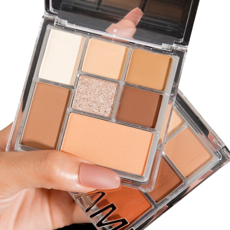 Palette de fards à paupières pour femme Disk Shadow Plate Highlight Blush Repair