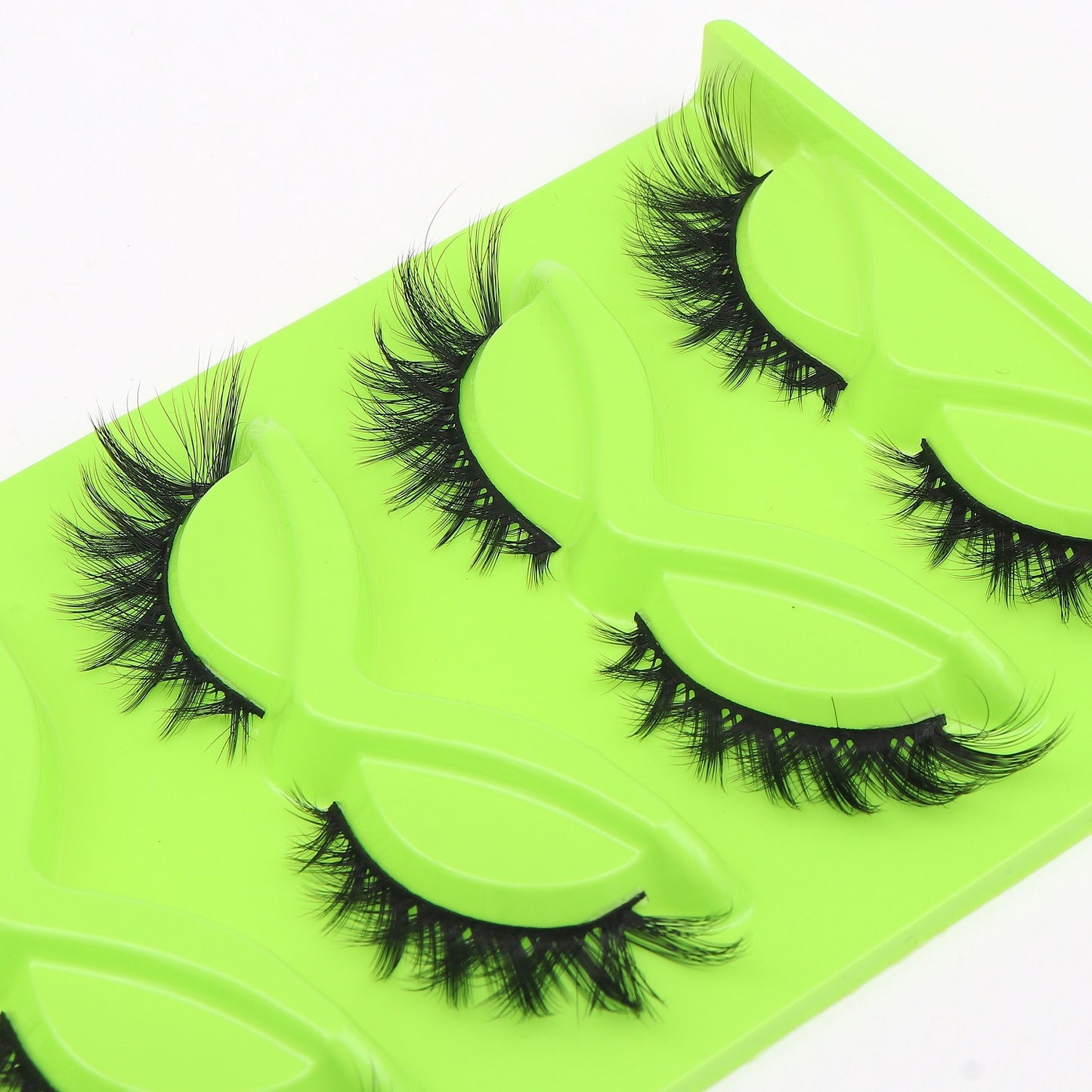 Natural Fox Series Oblique Flying One-piece Eyelashes False Lashes