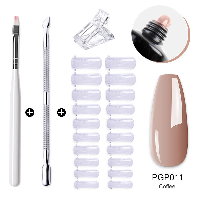 Beauty Crystal Extended Glue Suit Quick Nail Tool Set