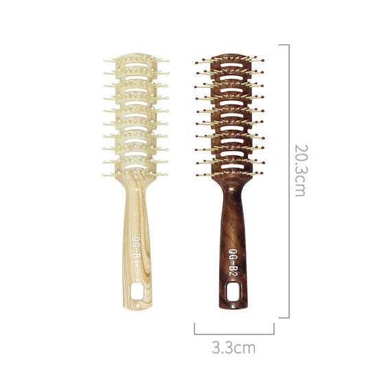 Jade Texture Vent High Temperature Resistant Hair Brushes & Combs