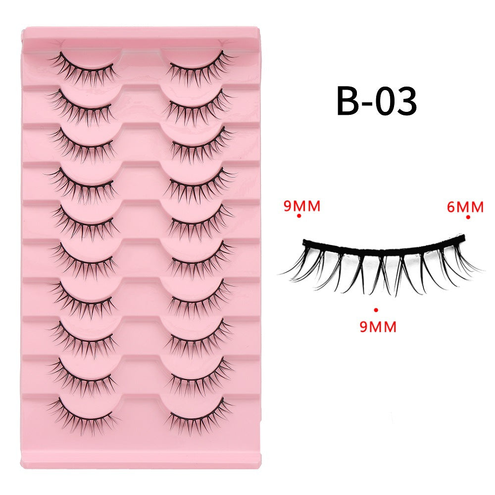 Of Little Devil Eyelashes Natural Hard False Lashes