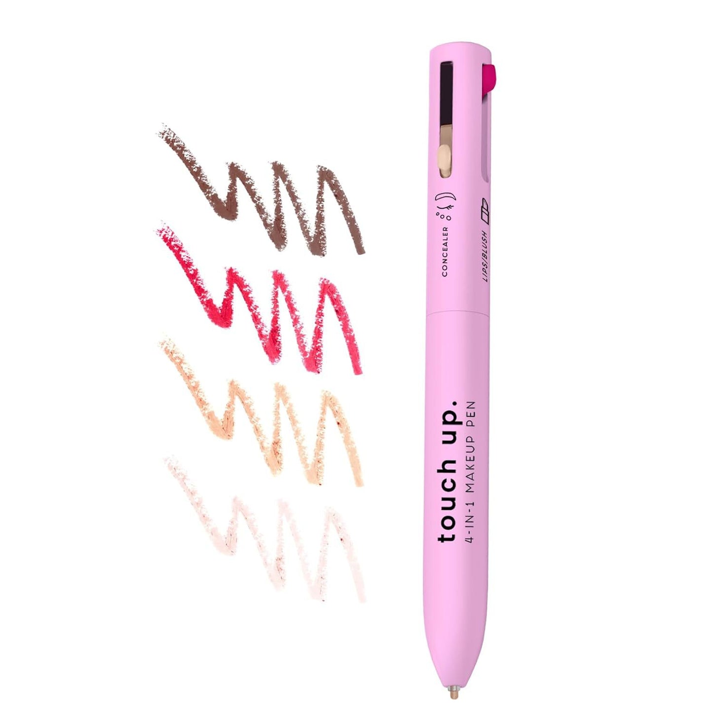 Pinceau cosmétique Stylo de beauté Eyeliner quatre couleurs Fard à paupières