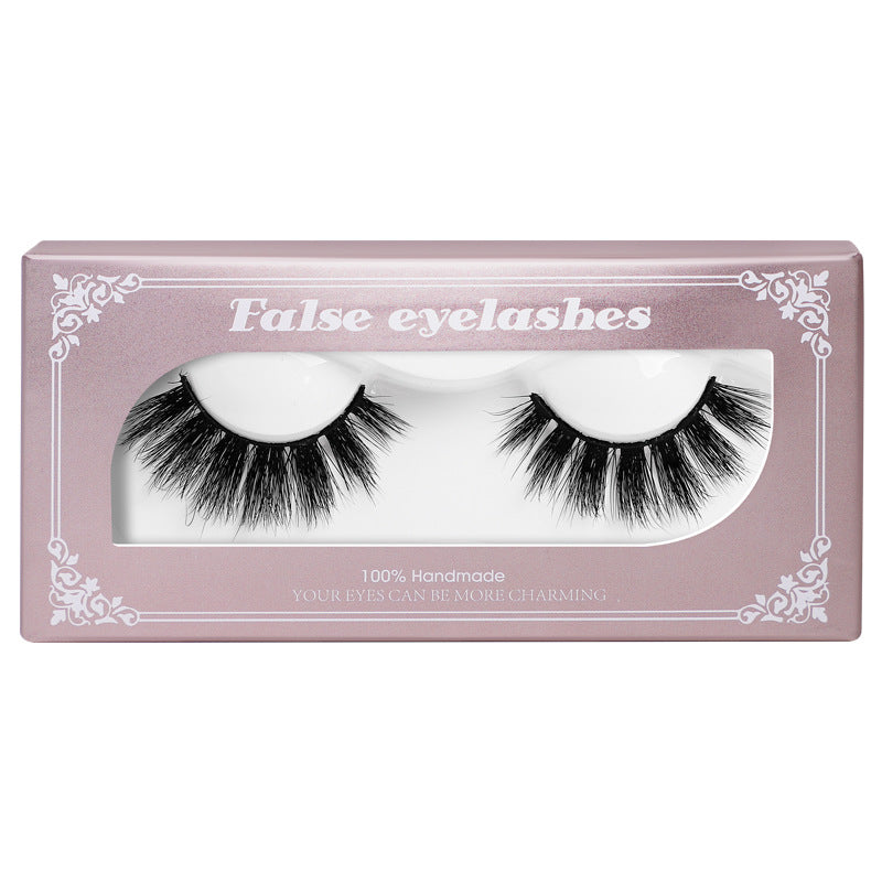 Package Mink Eyelashes Natural Long Thick False Lashes