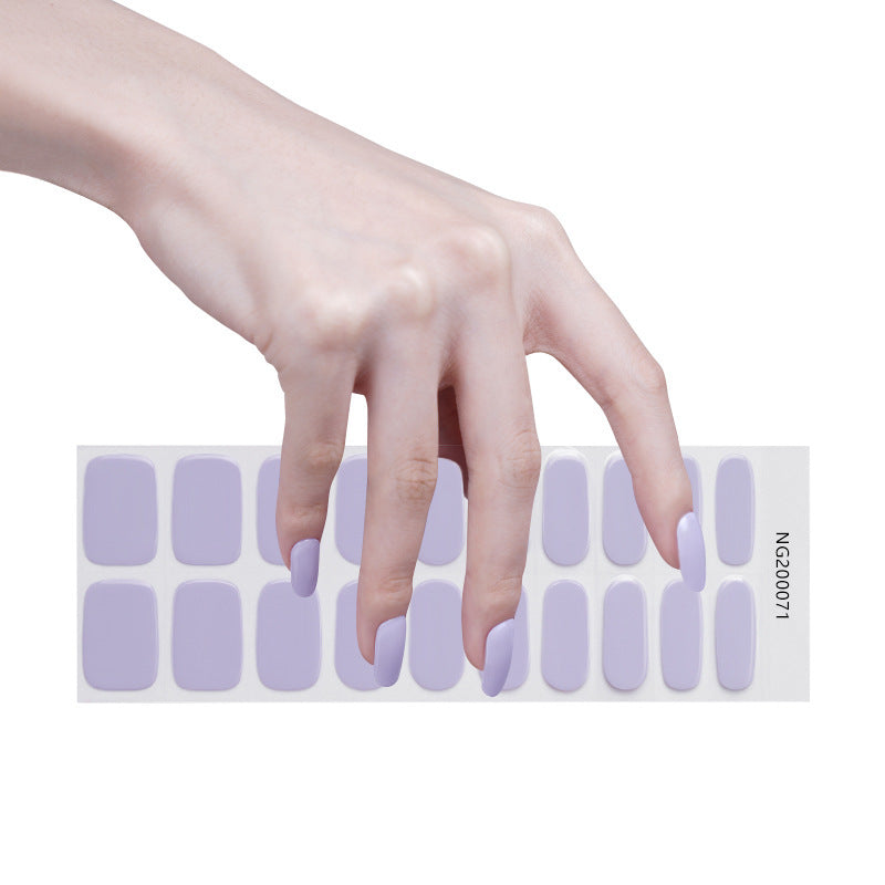 Gel Finger Therapy Light Uv Half Nail Stickers