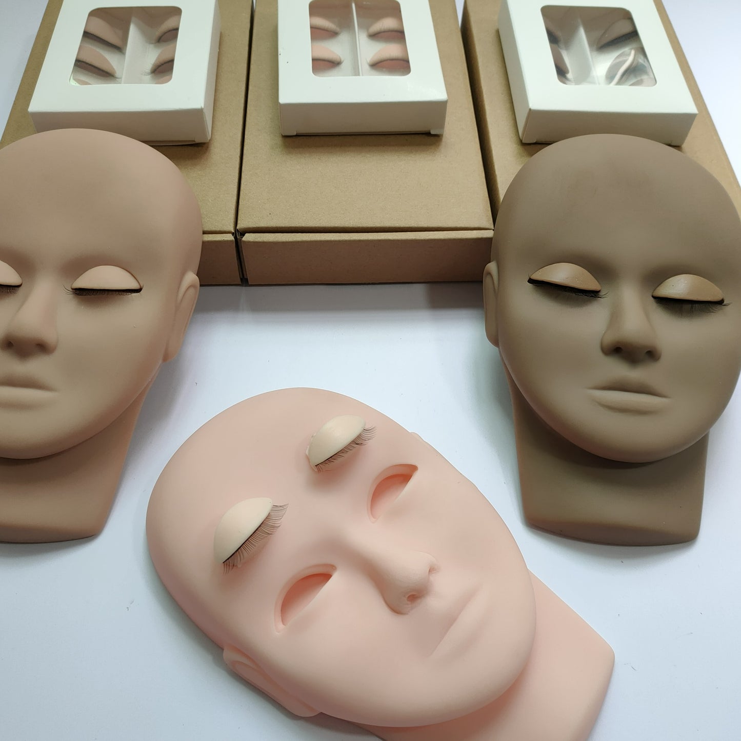 Grafting Eyelash Mannequin Head Practice Mold False Lashes