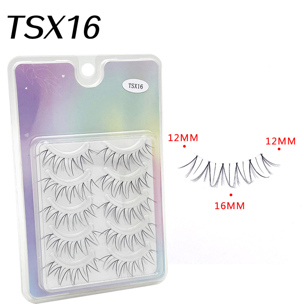 Thai Sheer Root Eyelashes Messy Simulation False Lashes