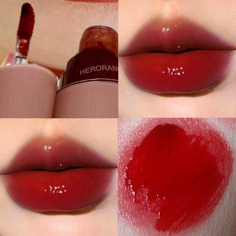 Brillant à lèvres longue tenue Water Wave Dew Mirror Lacquer pour femme