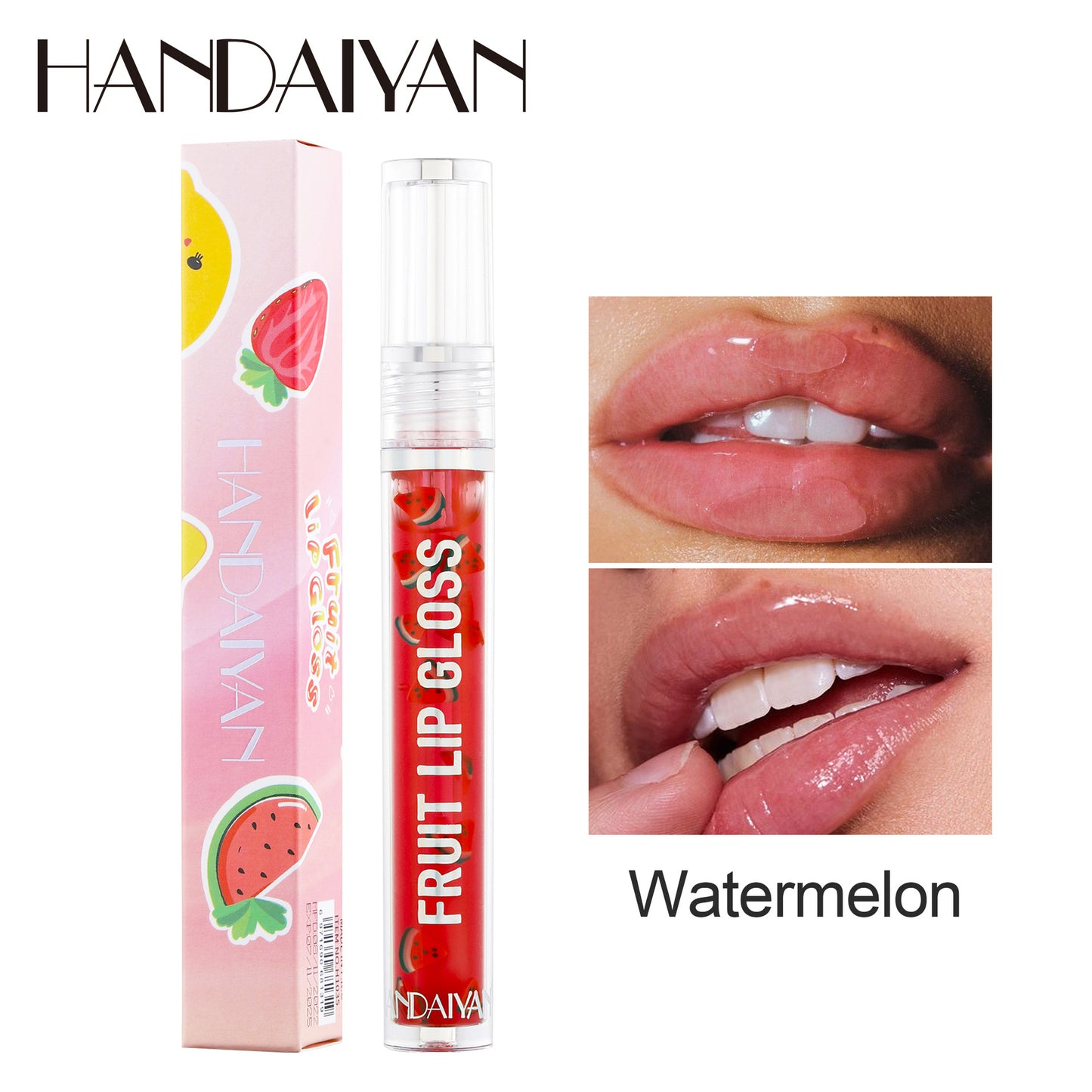 Gloss liquide aux fruits Gloss hydratant pour les lèvres