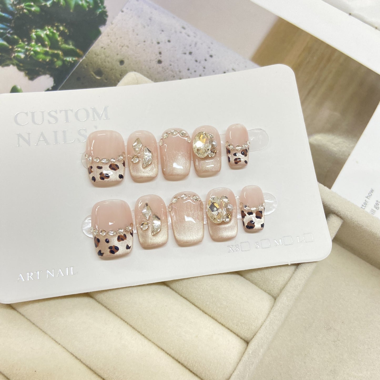 Leopard Handmade Wear Cute Manicure Can Be Used Nail Stickers