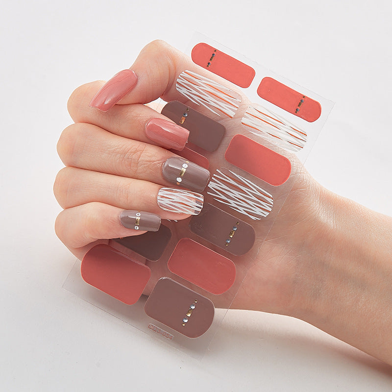 Source Technology Laser Gilding Full Priority Nail Stickers