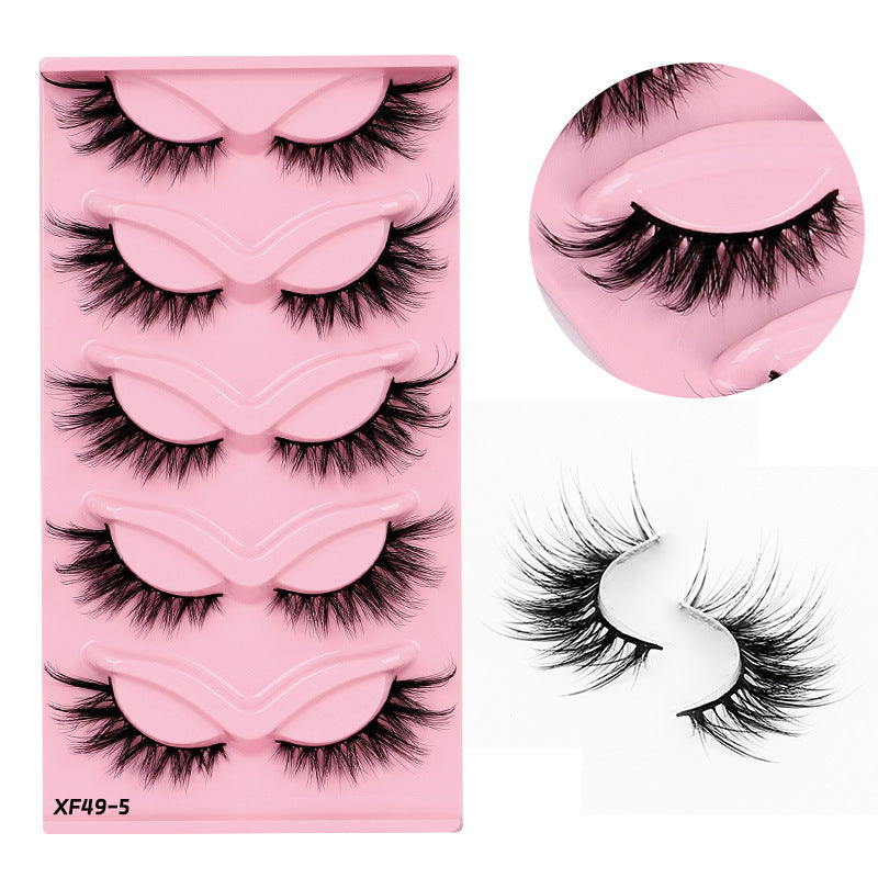 Flying Eyelashes Pairs Thick Exaggerated Curling One False Lashes