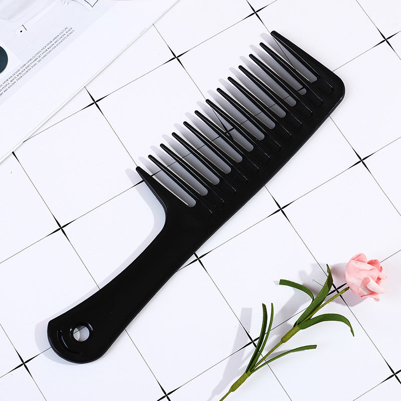 Large Tooth Wide Curling For Long Personal Resin Plastic Hair Brushes & Combs