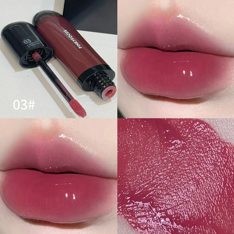 Gloss à lèvres laqué, nourrissant, hydratant, imperméable, sans taches