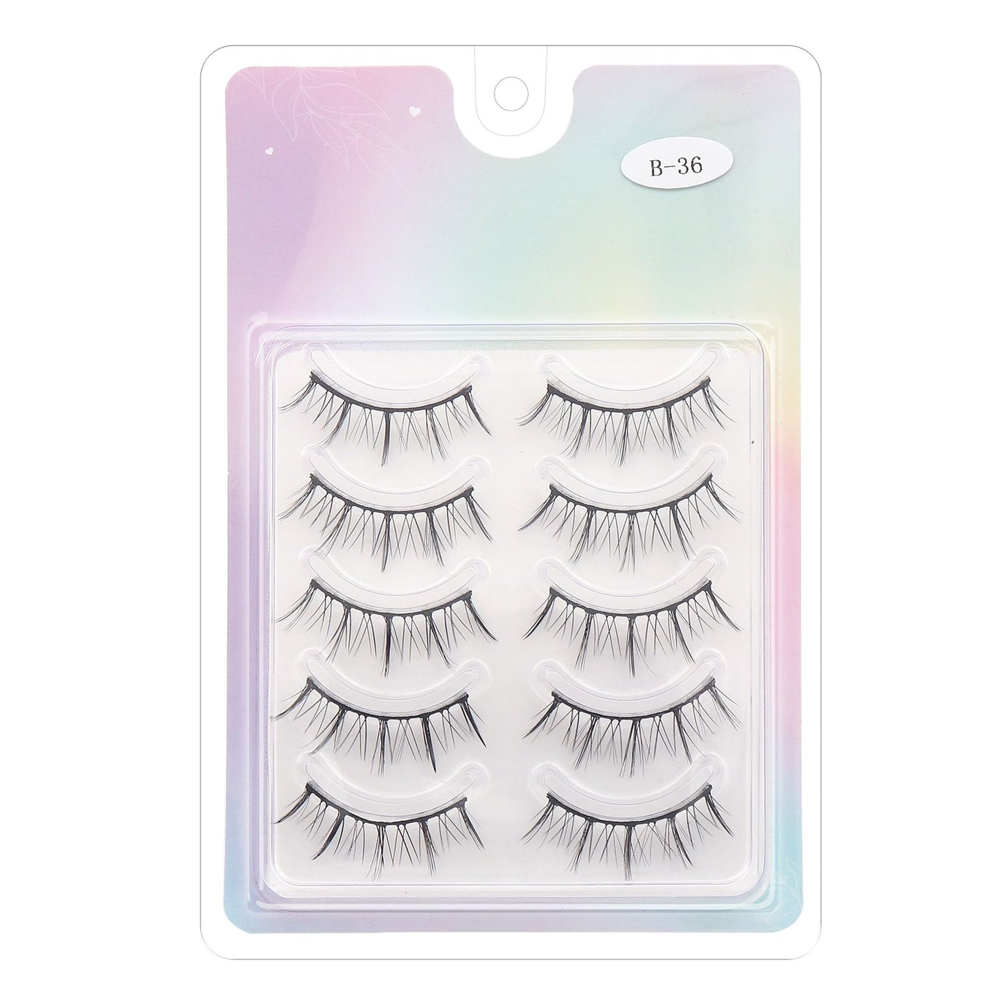 Pairs Of Chemical Fiber Devil Eyelashes False Lashes