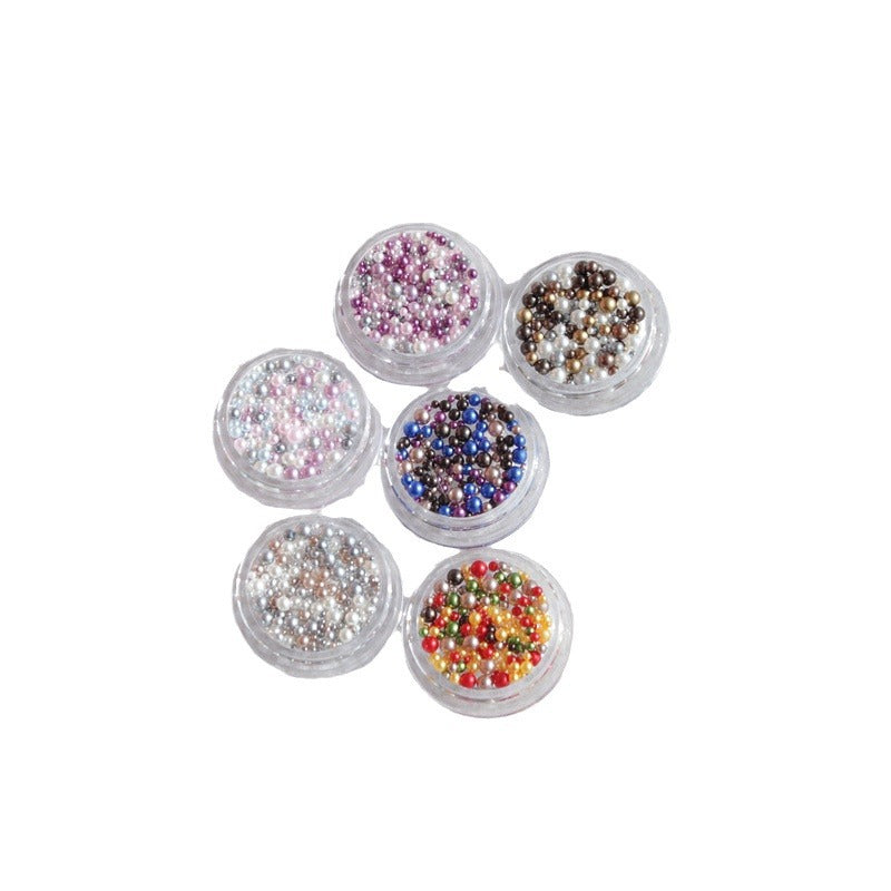 Série de perles Ornement Perle sphérique Mixte Soins des ongles Nail Art