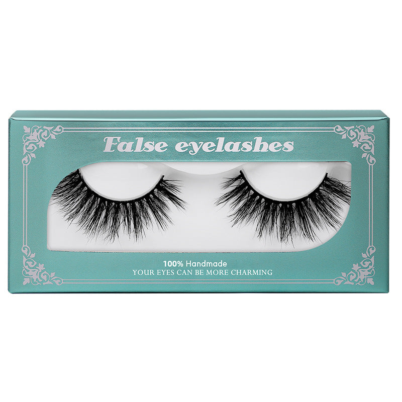 Package Mink Eyelashes Natural Long Thick False Lashes