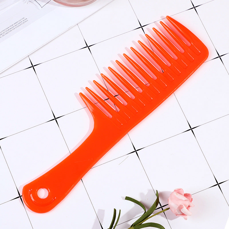 Large Tooth Wide Curling For Long Personal Resin Plastic Hair Brushes & Combs