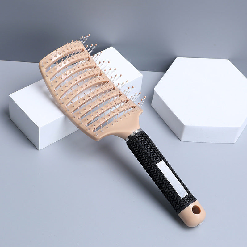 Brosses et peignes pour cheveux bouclés, creux et courbés, pour coiffure moelleuse