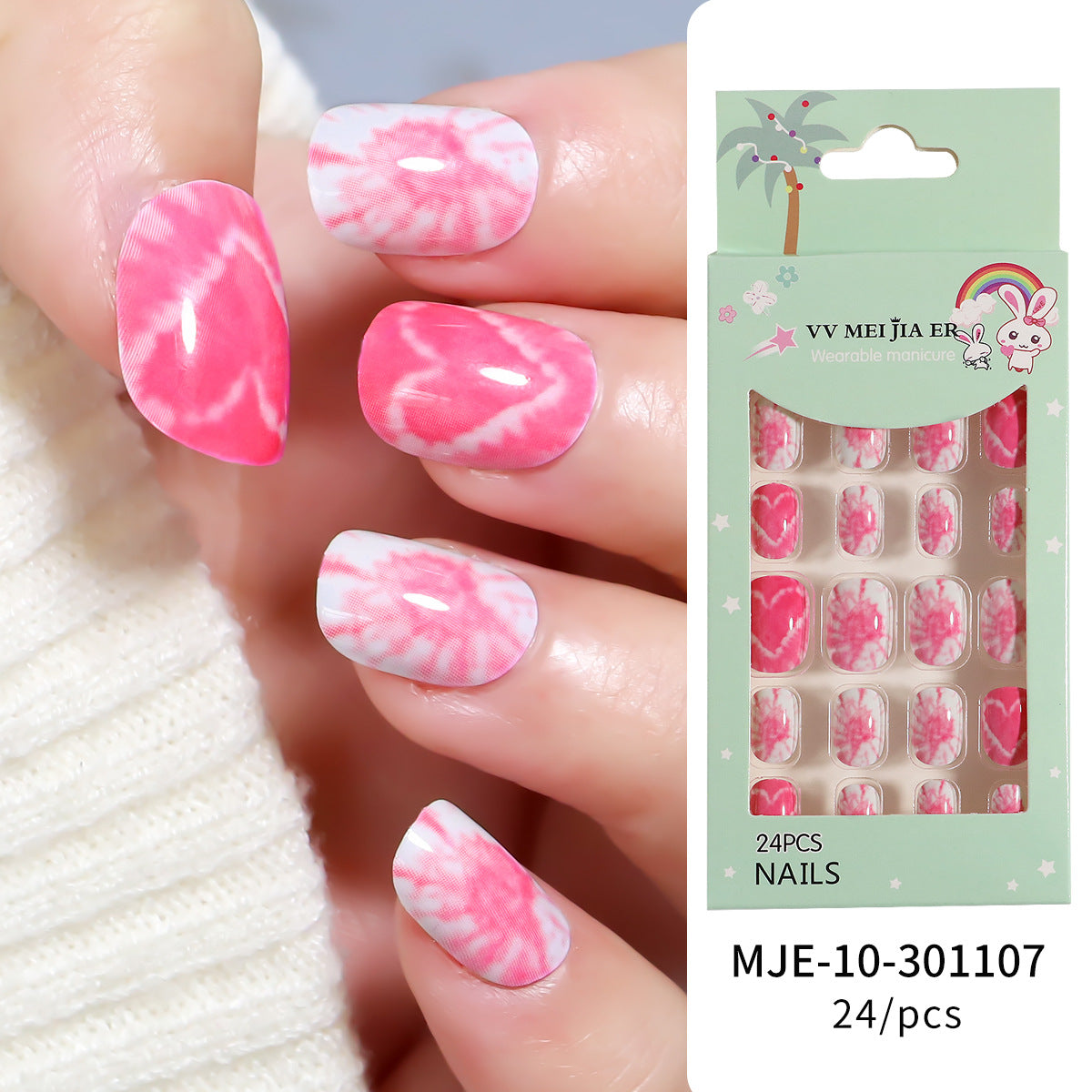 Faux ongles pour enfants en boîte Wear Armor Nail Art