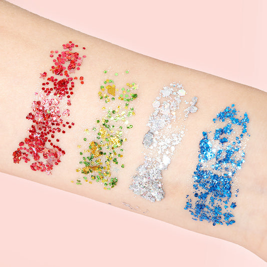 Pack Paillettes Gel Ombre à Paupières Brillant pour Enfants