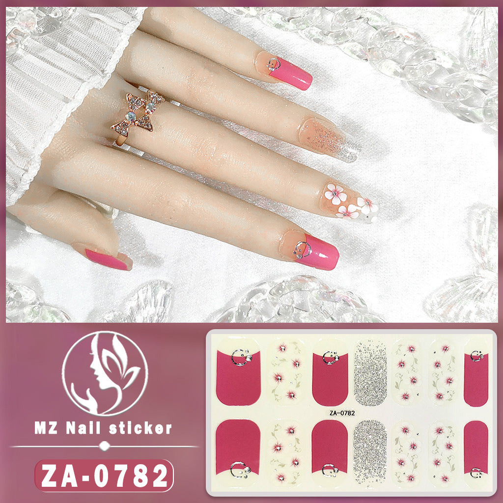 Full Oil Film Hand Manicure Implement Nail Stickers