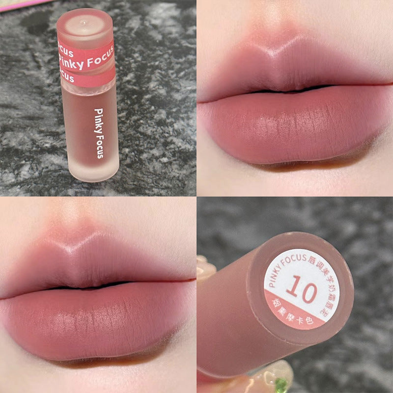 Gloss à lèvres Veet Milk Cream Mud Color Lacquer pour femme