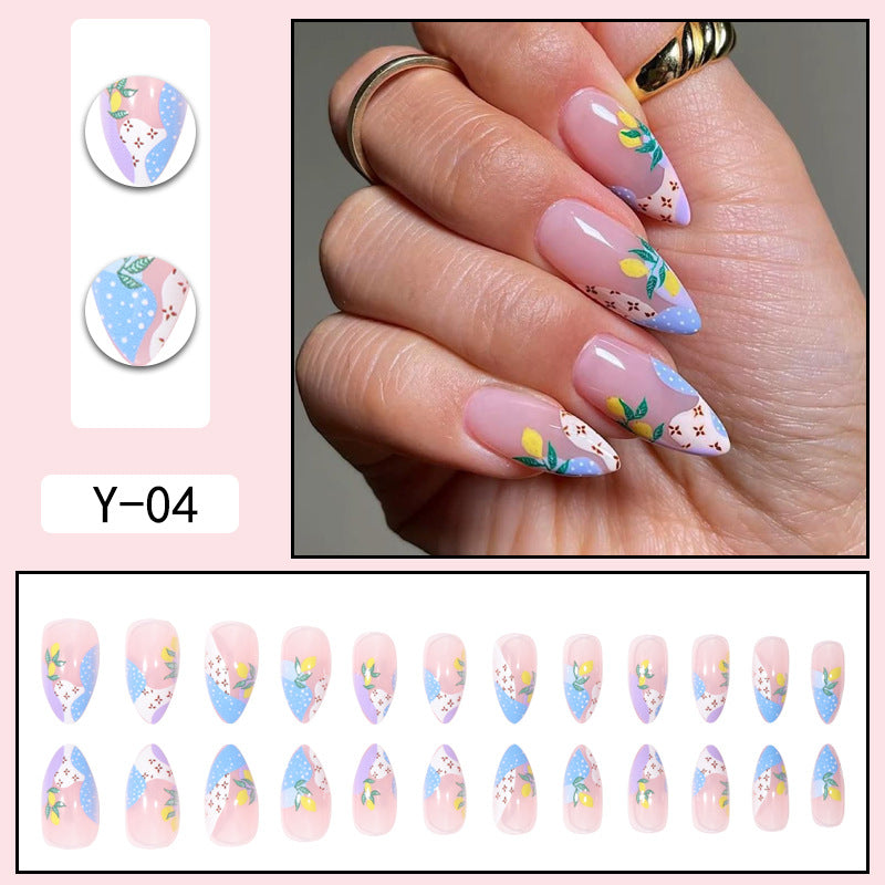 Fake Patch Wear Armor Finished Tip Nail Art