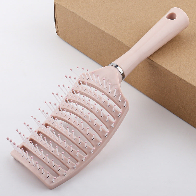 Brosses et peignes à cheveux bouclés en cuir pour hommes avec huile de massage