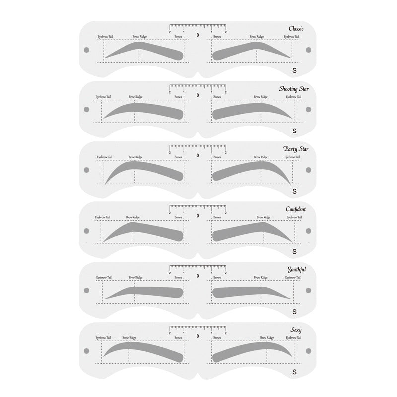 Pure Aesthetics Thrush Gadget Female Eyebrow Stencil Makeup Accessories