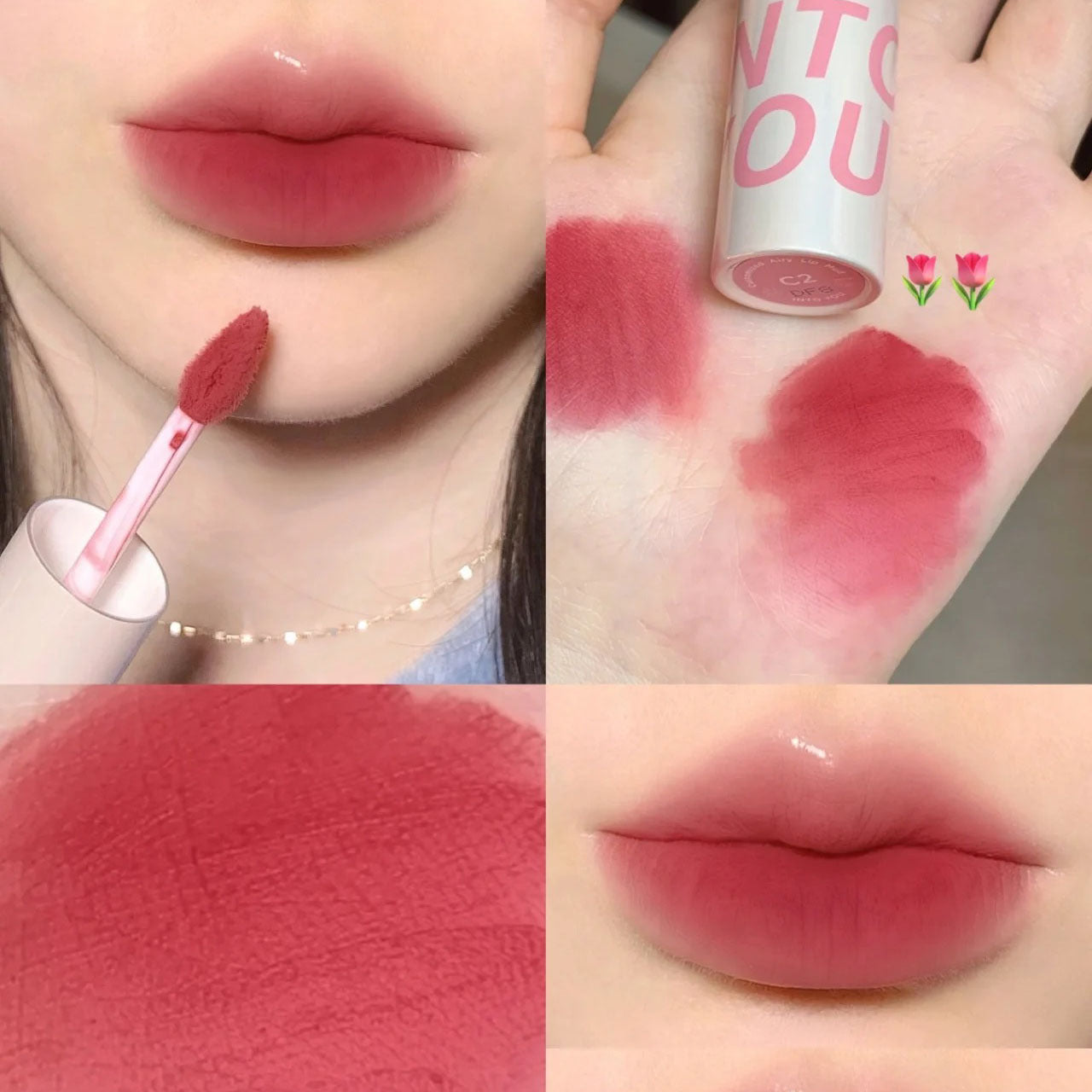 Official Heroine Mud Matte Cheek Blush Lip Glosses