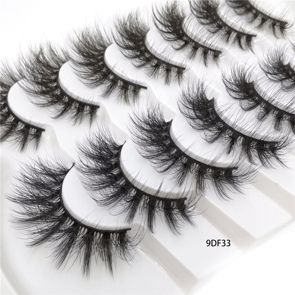 Eyelash Russian Fried Eyelashes Messy Curly Fluffy Pairs Chemical False Lashes