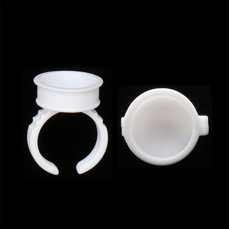 Tasse en plastique pour tatouage, broderie, greffe, cils, accessoires de maquillage