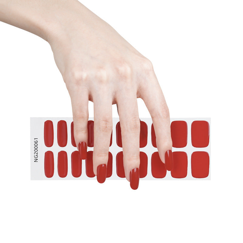 Gel Finger Therapy Light Uv Half Nail Stickers