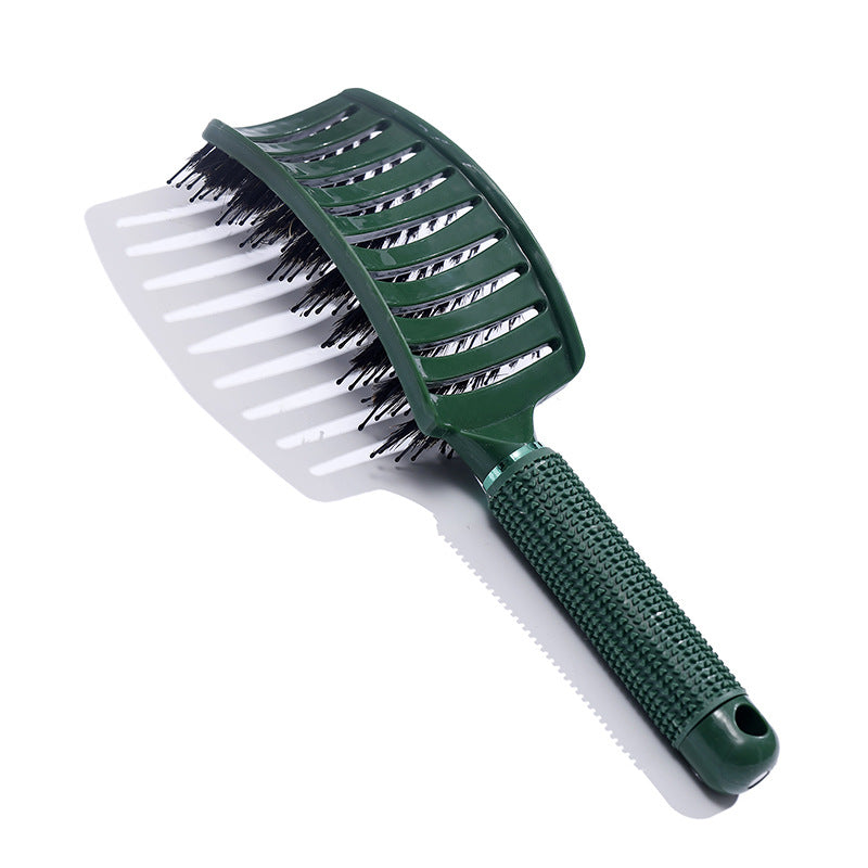 Brosses et peignes pour cheveux bouclés, creux et courbés, pour coiffure moelleuse